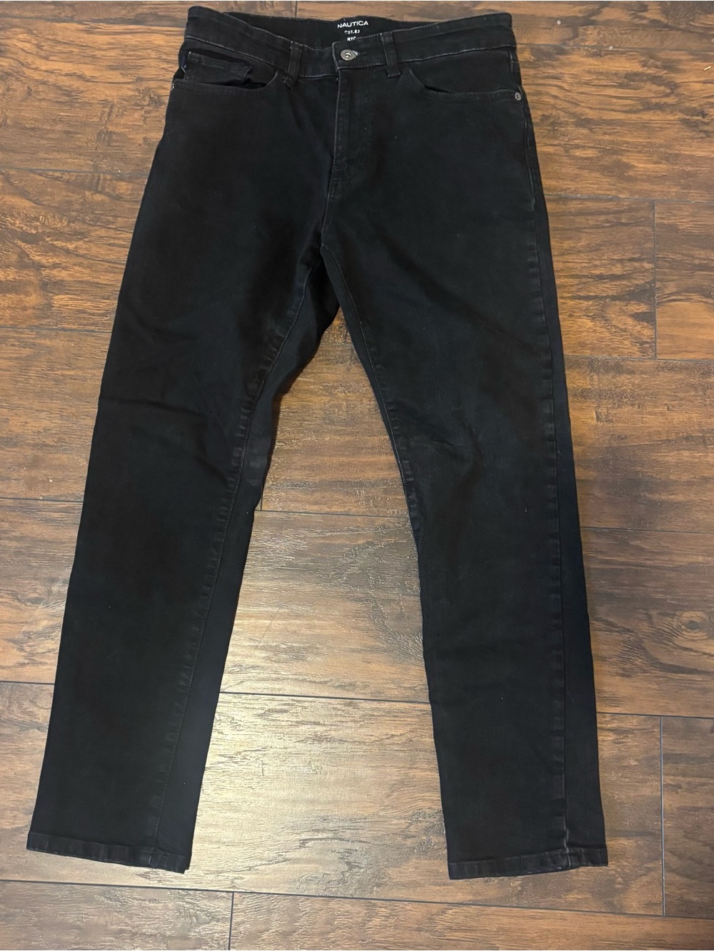 Nautica Men's Black Slim Fit Stretch Jeans 30x30 Style VDR M14 323